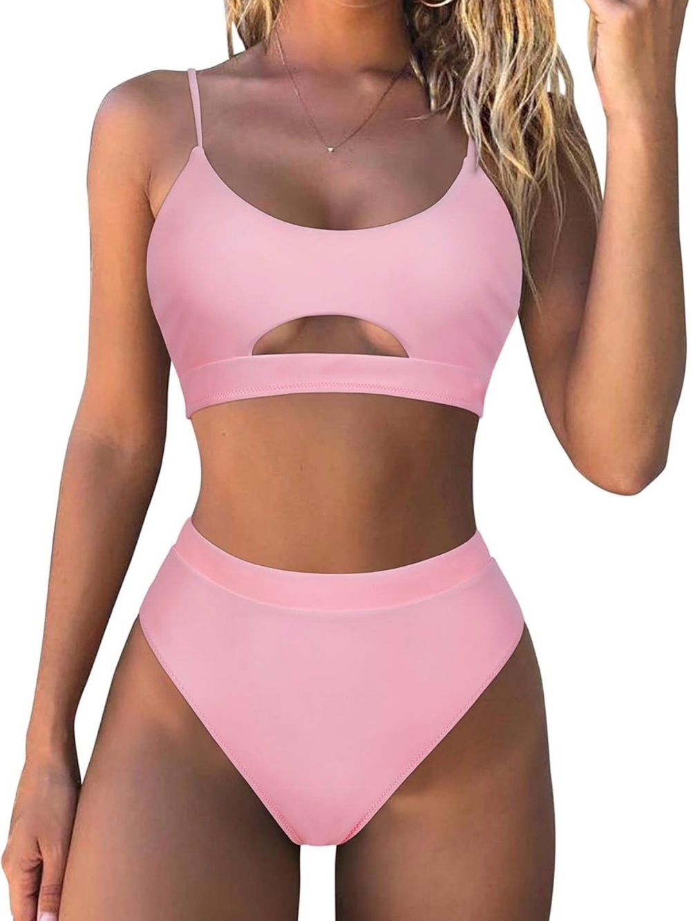 Pink Two-Piece Bikini Set